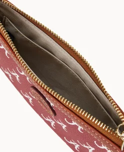 Dooney & Bourke Grab and Go|Wristlets<Collegiate University of Large Slim Wristlet Alabama