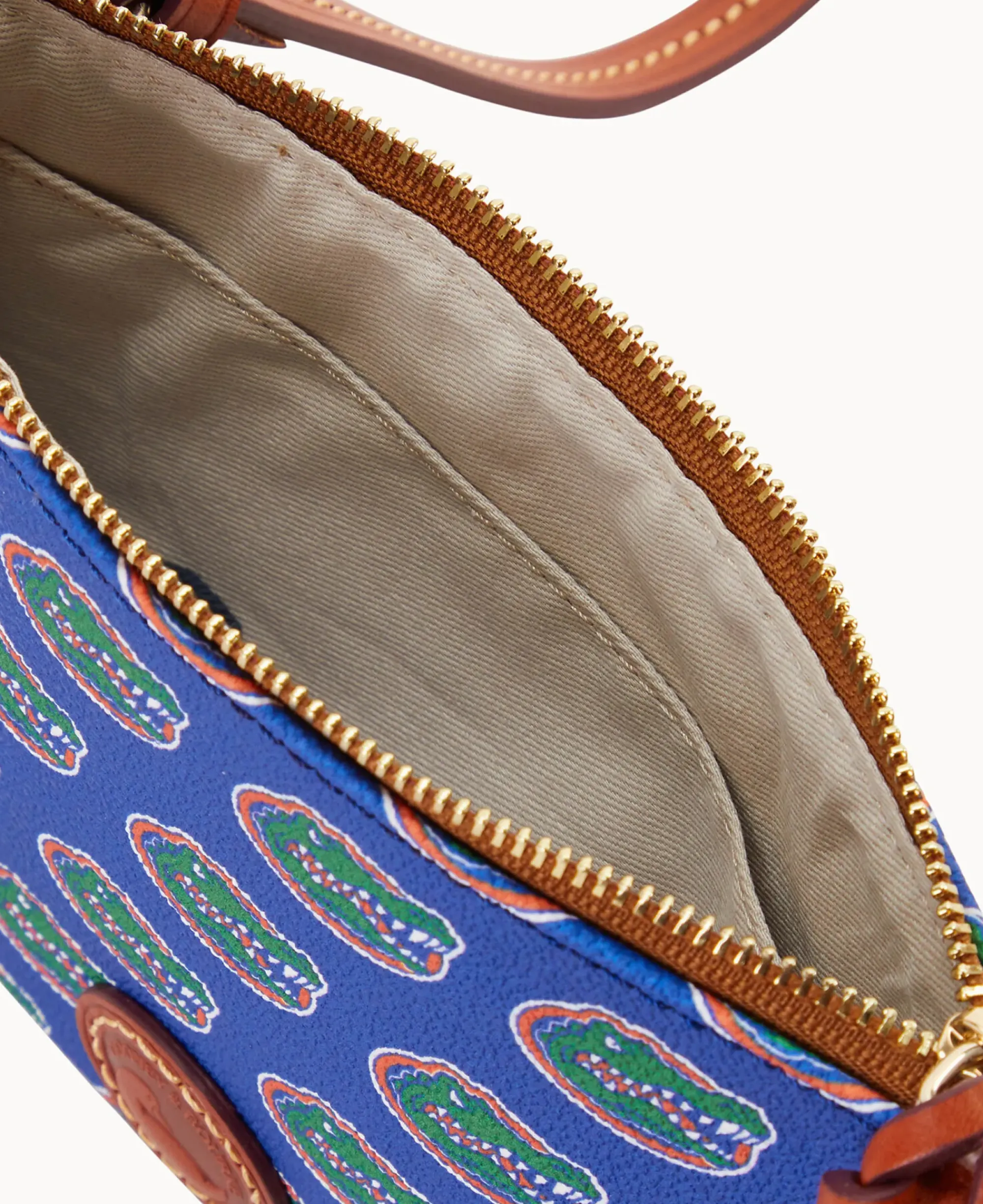 Dooney & Bourke Game Day Ready|Printed Fabric<Collegiate a Top Zip Crossbody University of Florid