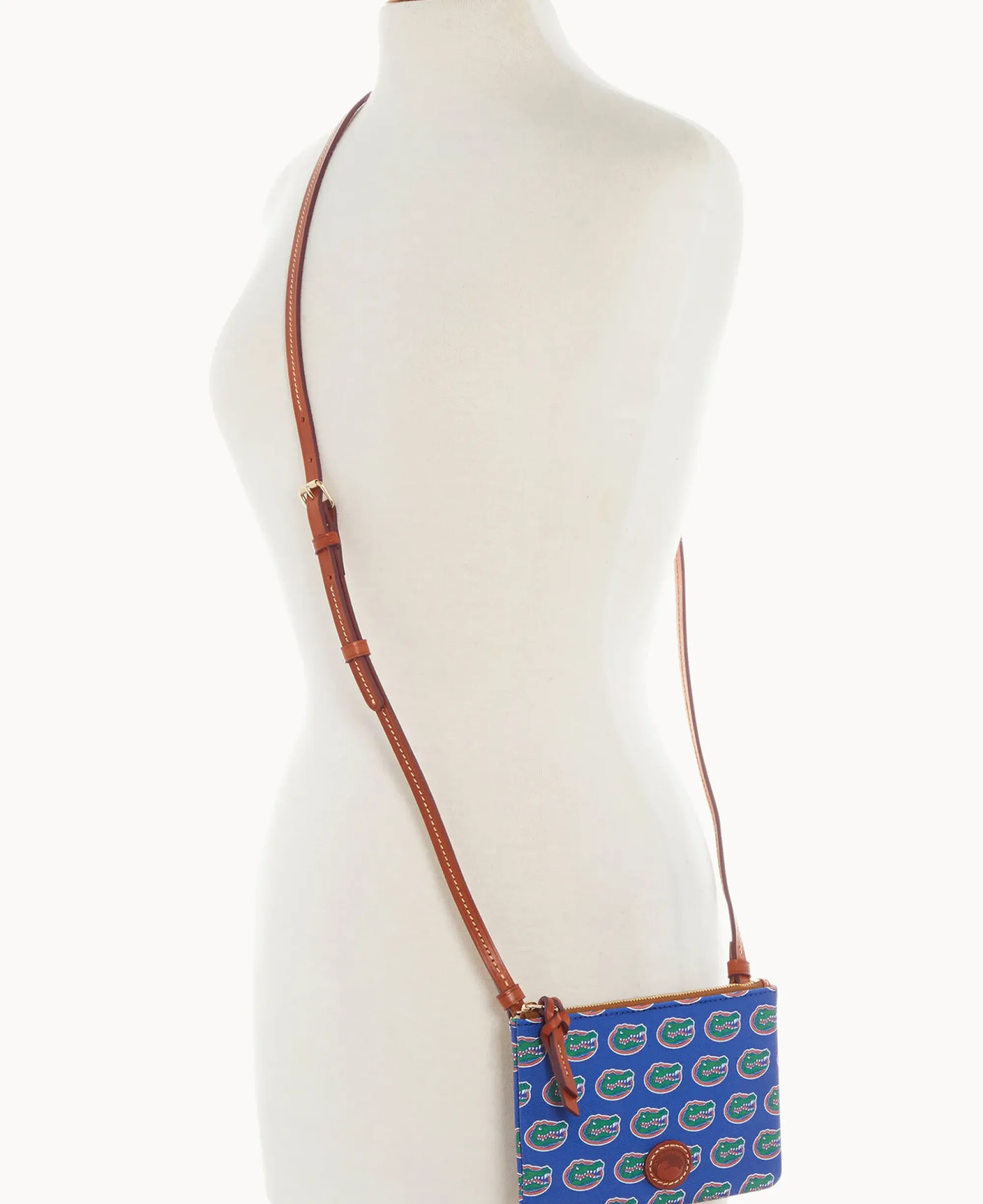 Dooney & Bourke Game Day Ready|Printed Fabric<Collegiate a Top Zip Crossbody University of Florid