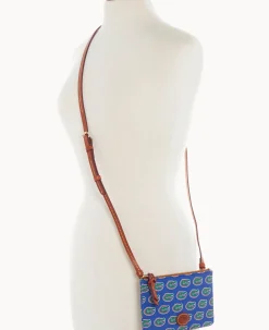 Dooney & Bourke Game Day Ready|Printed Fabric<Collegiate a Top Zip Crossbody University of Florid