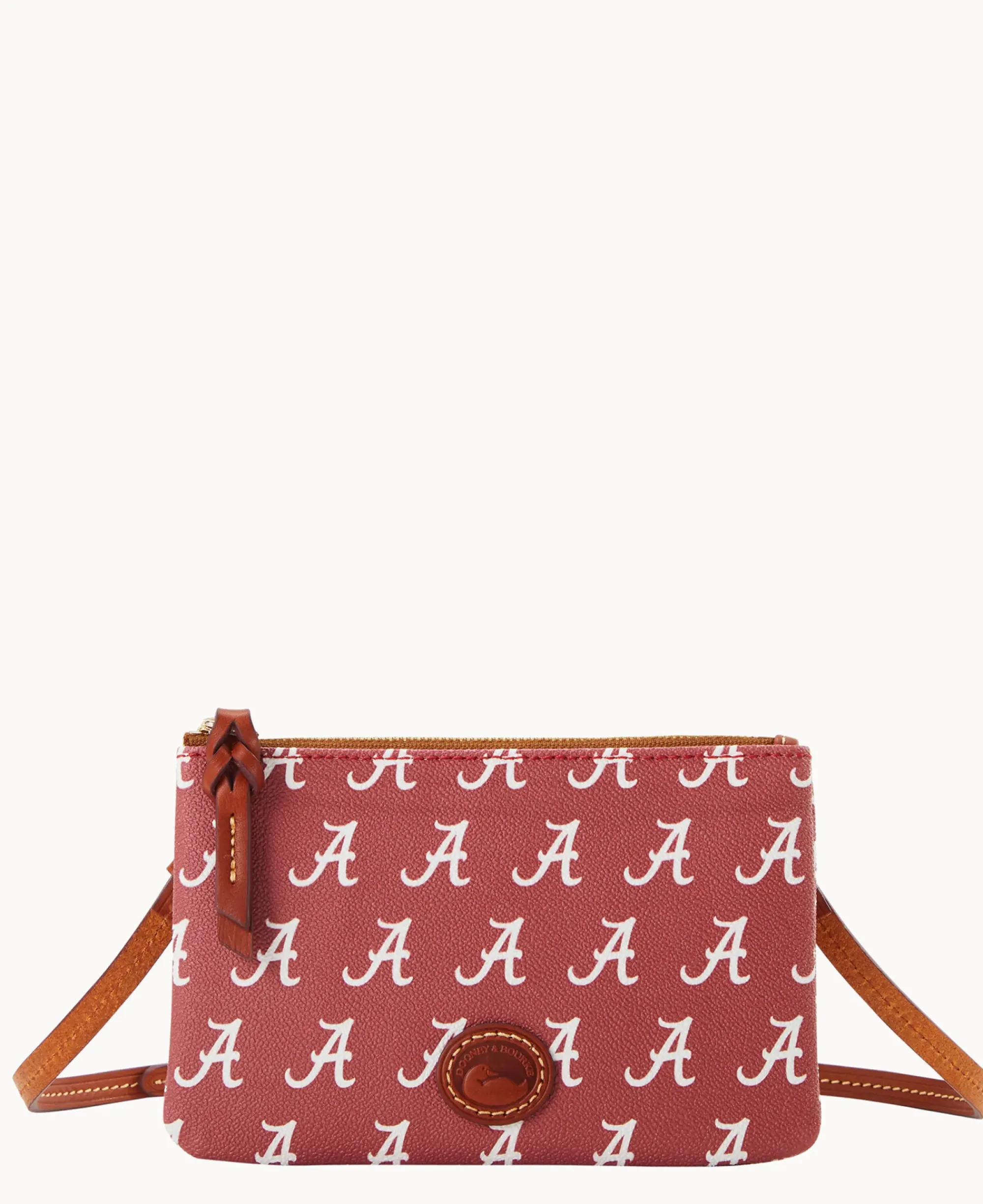 Dooney & Bourke Game Day Ready|Printed Fabric<Collegiate a Top Zip Crossbody University of Alabam