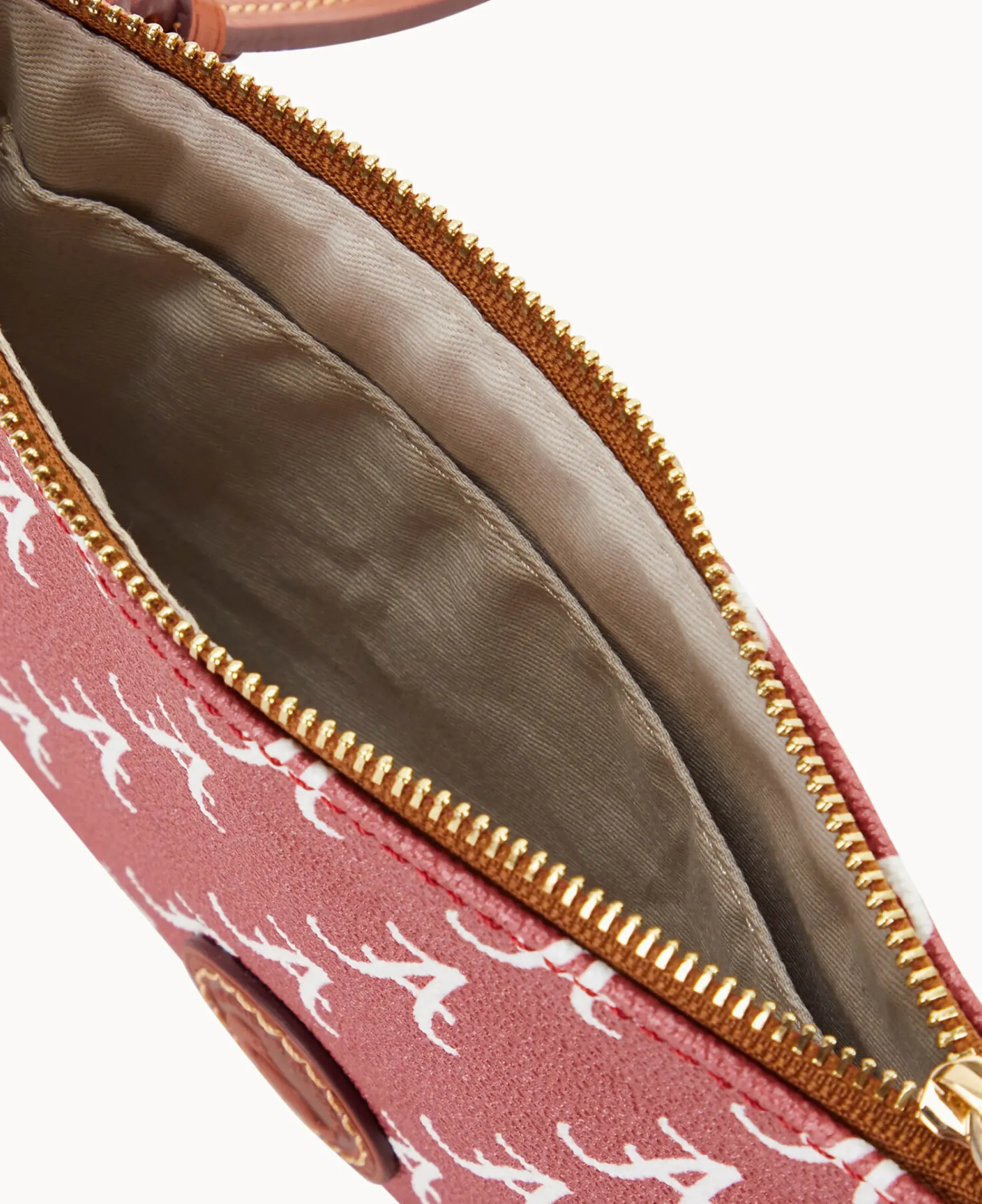 Dooney & Bourke Game Day Ready|Printed Fabric<Collegiate a Top Zip Crossbody University of Alabam