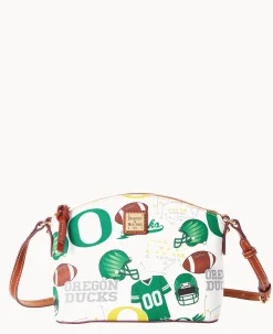 Dooney & Bourke Game Day Ready|Printed Fabric<Collegiate University of Suki Crossbody OREGON