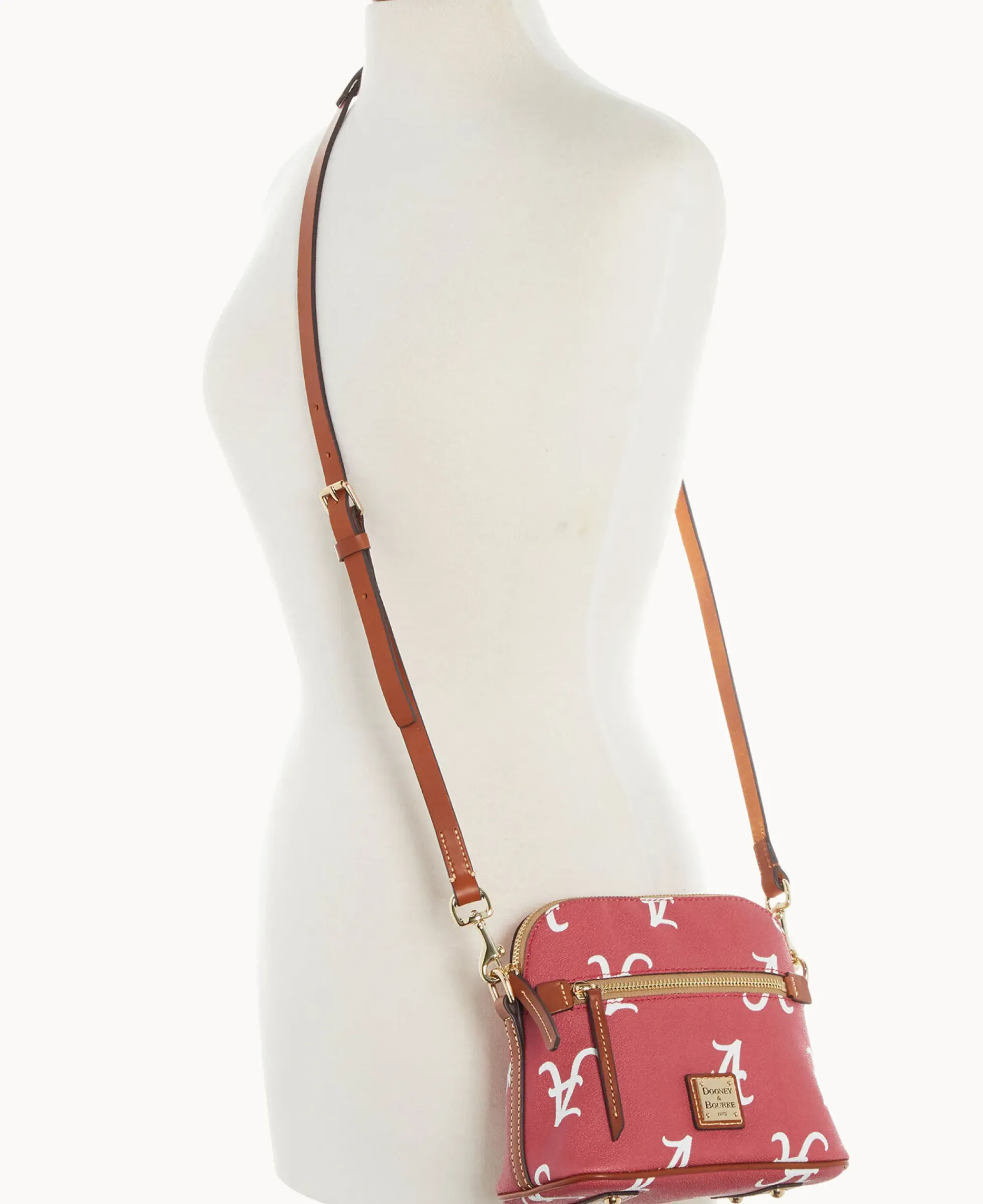 Dooney & Bourke Printed Fabric|Mini Bags<Collegiate University of Domed Crossbody Alabama