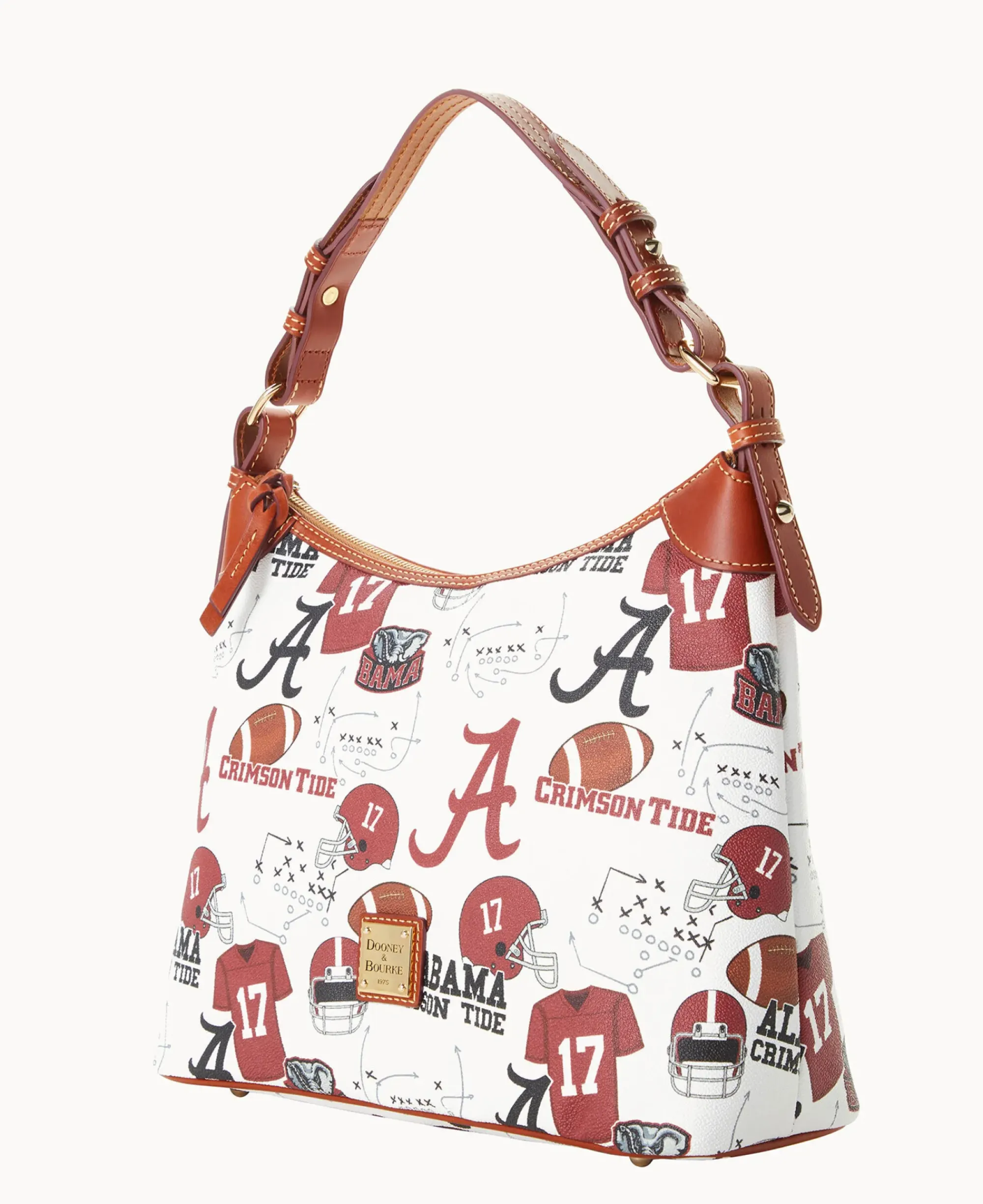 Dooney & Bourke Game Day Ready|Printed Fabric<Collegiate University of Hobo Alabama