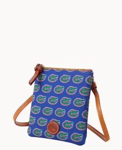 Dooney & Bourke Game Day Ready|Printed Fabric<Collegiate a Small North South Top Zip Crossbody University of Florid
