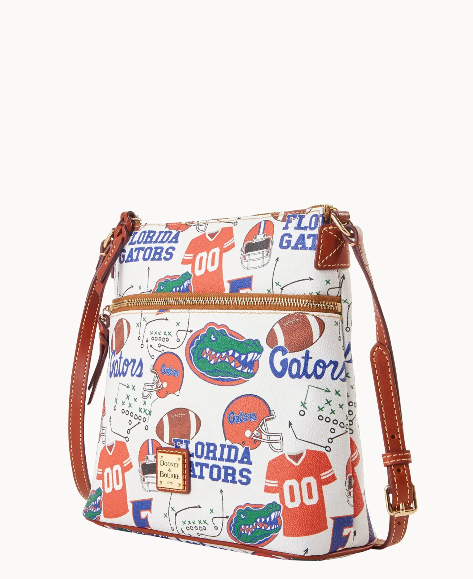 Dooney & Bourke Game Day Ready|Printed Fabric<Collegiate University of Florida Crossbody U OF FLORIDA