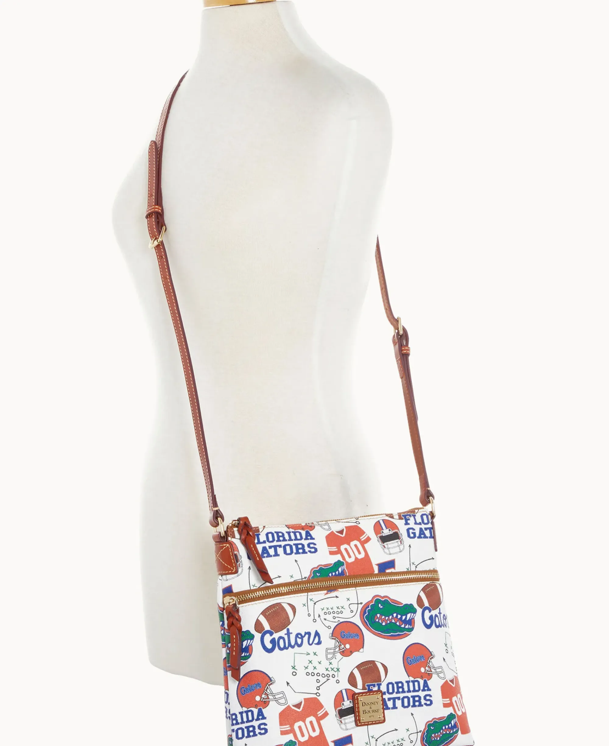 Dooney & Bourke Game Day Ready|Printed Fabric<Collegiate University of Florida Crossbody U OF FLORIDA
