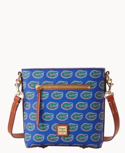 Dooney & Bourke Game Day Ready|Printed Fabric<Collegiate University of Florida Small Zip Crossbody U OF FLORIDA