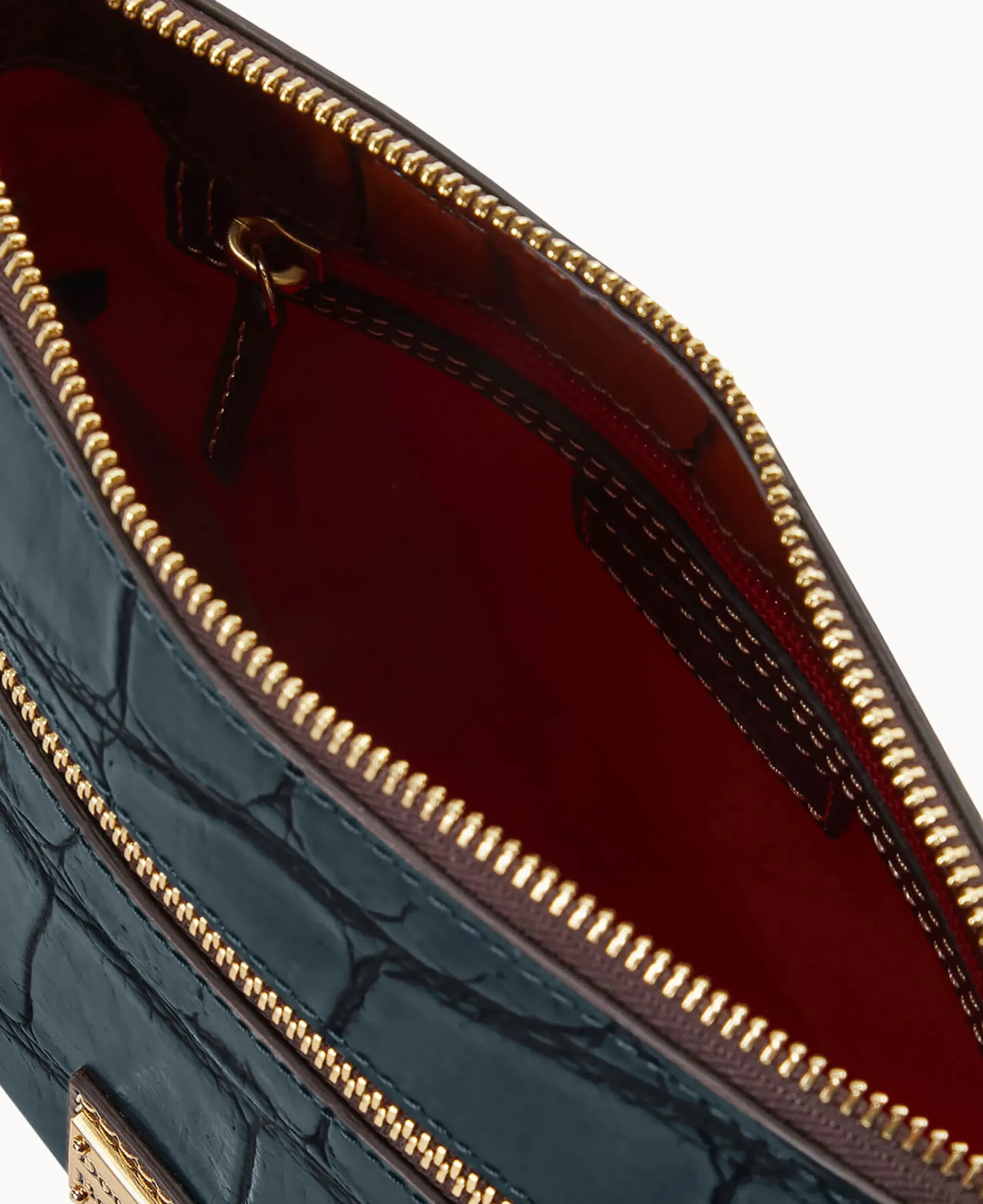 Dooney & Bourke Exotic Leather|Mini Bags<Denison Allison Crossbody Deep Teal