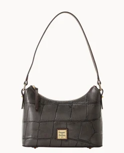 Dooney & Bourke Picnic in the Park|Exotic Leather<Denison Baguette Smoke Grey