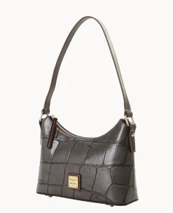Dooney & Bourke Picnic in the Park|Exotic Leather<Denison Baguette Smoke Grey