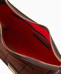 Dooney & Bourke Picnic in the Park|Exotic Leather<Denison Baguette Cognac