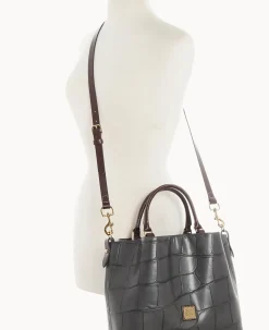 Dooney & Bourke Picnic in the Park|Exotic Leather<Denison Barlow Smoke Grey