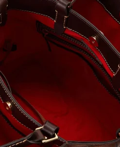Dooney & Bourke Picnic in the Park|Exotic Leather<Denison Barlow Cognac