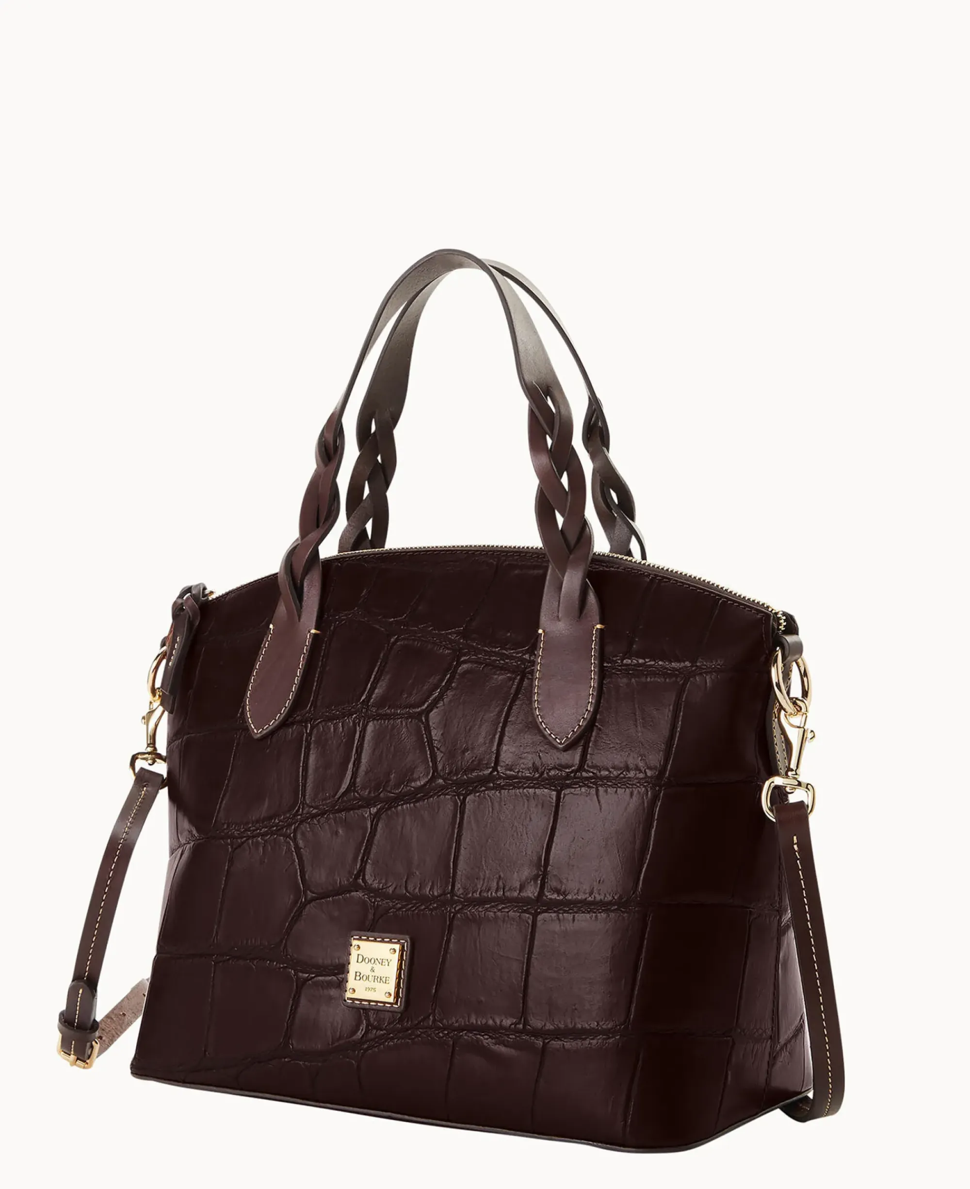 Dooney & Bourke Picnic in the Park|Exotic Leather<Denison Celeste Satchel Espresso