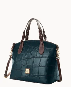 Dooney & Bourke Picnic in the Park|Exotic Leather<Denison Celeste Satchel Deep Teal
