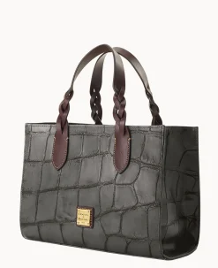 Dooney & Bourke Picnic in the Park|Exotic Leather<Denison Gia Satchel Smoke Grey