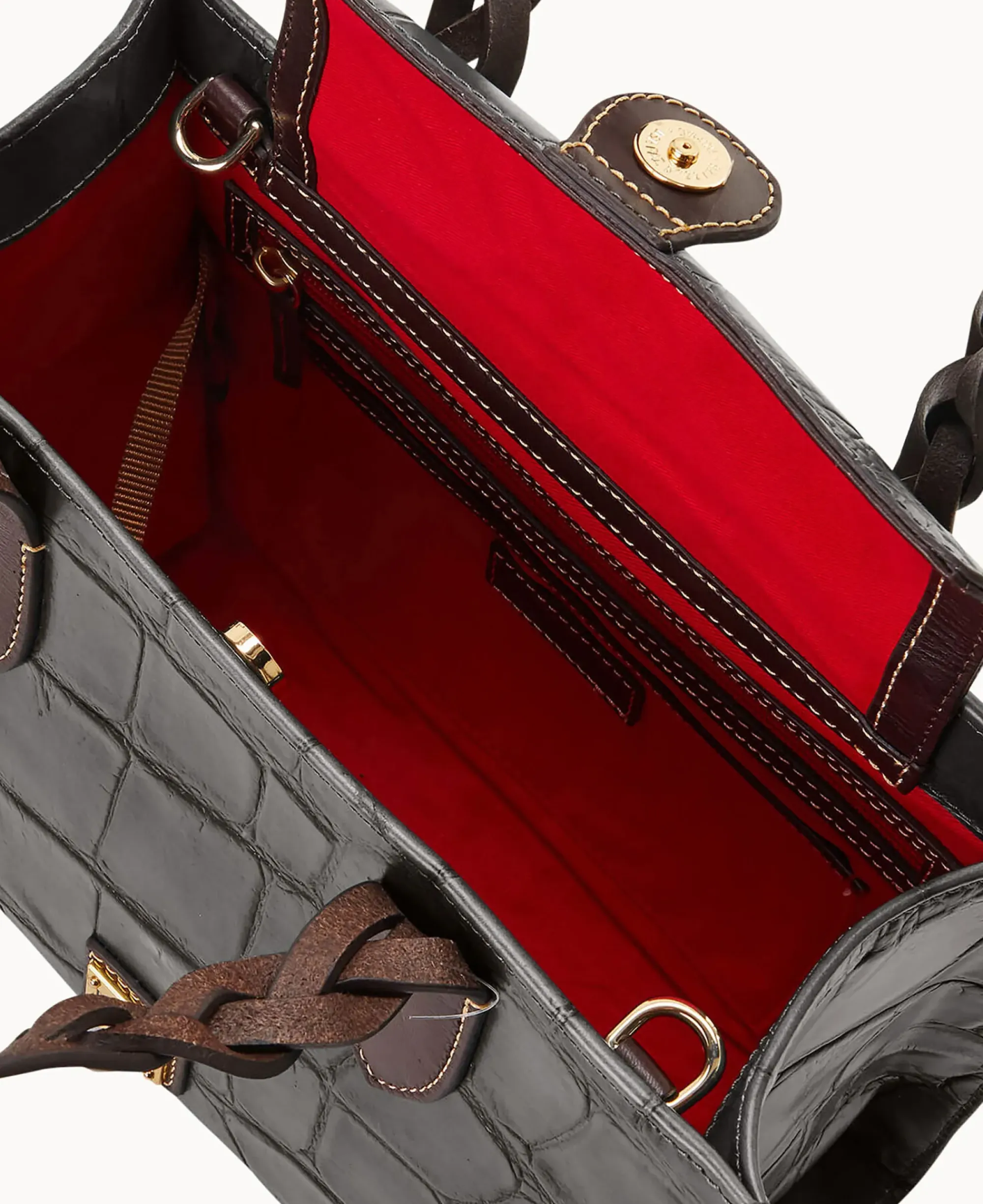 Dooney & Bourke Picnic in the Park|Exotic Leather<Denison Gia Satchel Smoke Grey