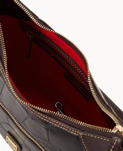 Dooney & Bourke Picnic in the Park|Exotic Leather<Denison Hobo Espresso