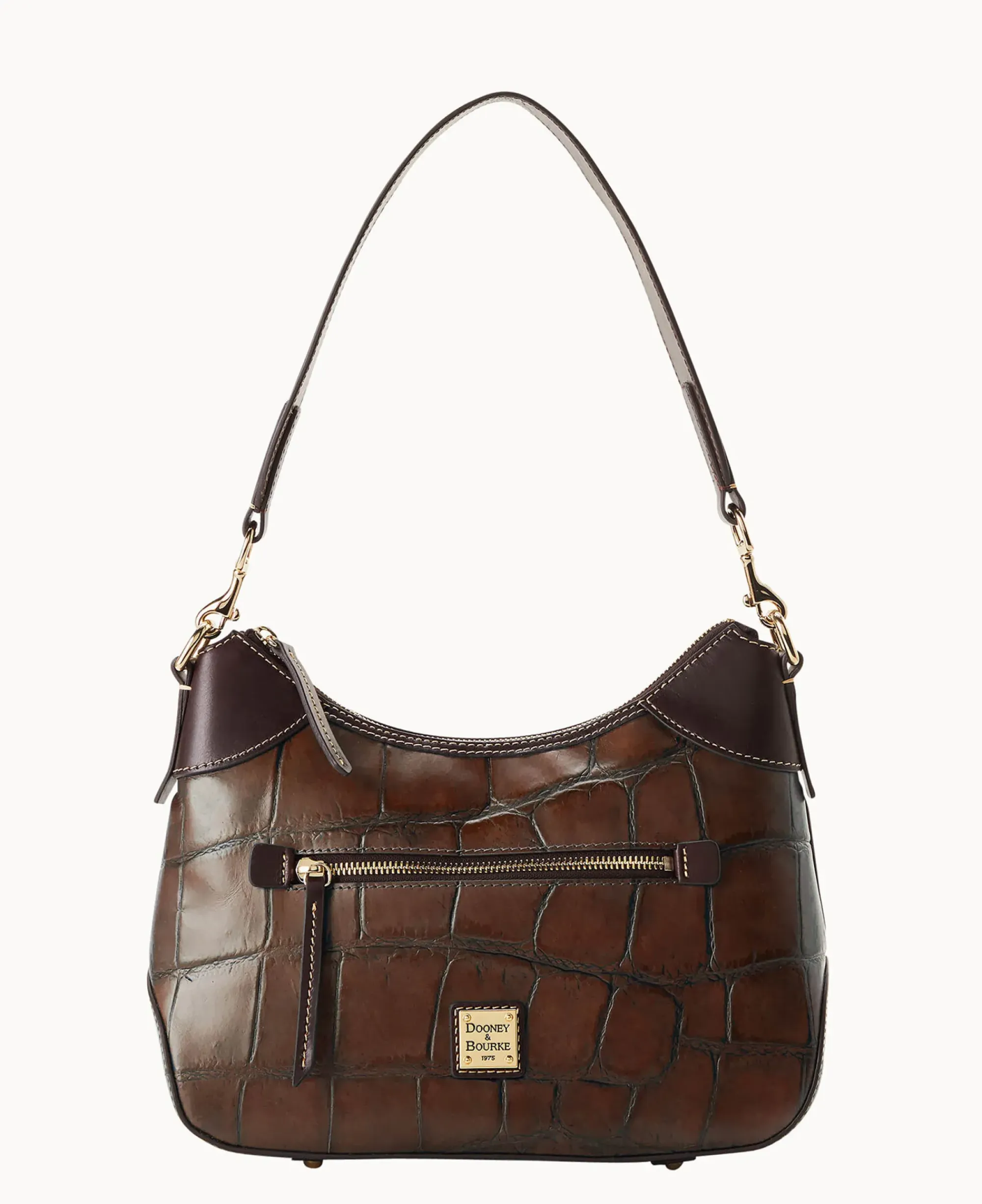 Dooney & Bourke Picnic in the Park|Exotic Leather<Denison Hobo Cognac