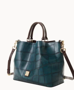 Dooney & Bourke Picnic in the Park|Exotic Leather<Denison Large Barlow Deep Teal