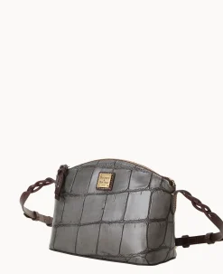 Dooney & Bourke Exotic Leather|Mini Bags<Denison Penny Crossbody Smoke Grey