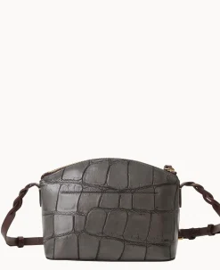 Dooney & Bourke Exotic Leather|Mini Bags<Denison Penny Crossbody Smoke Grey