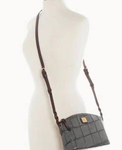 Dooney & Bourke Exotic Leather|Mini Bags<Denison Penny Crossbody Smoke Grey