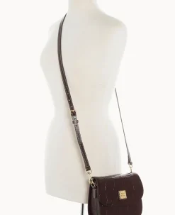 Dooney & Bourke Exotic Leather|Mini Bags<Denison Saddle Bag Espresso
