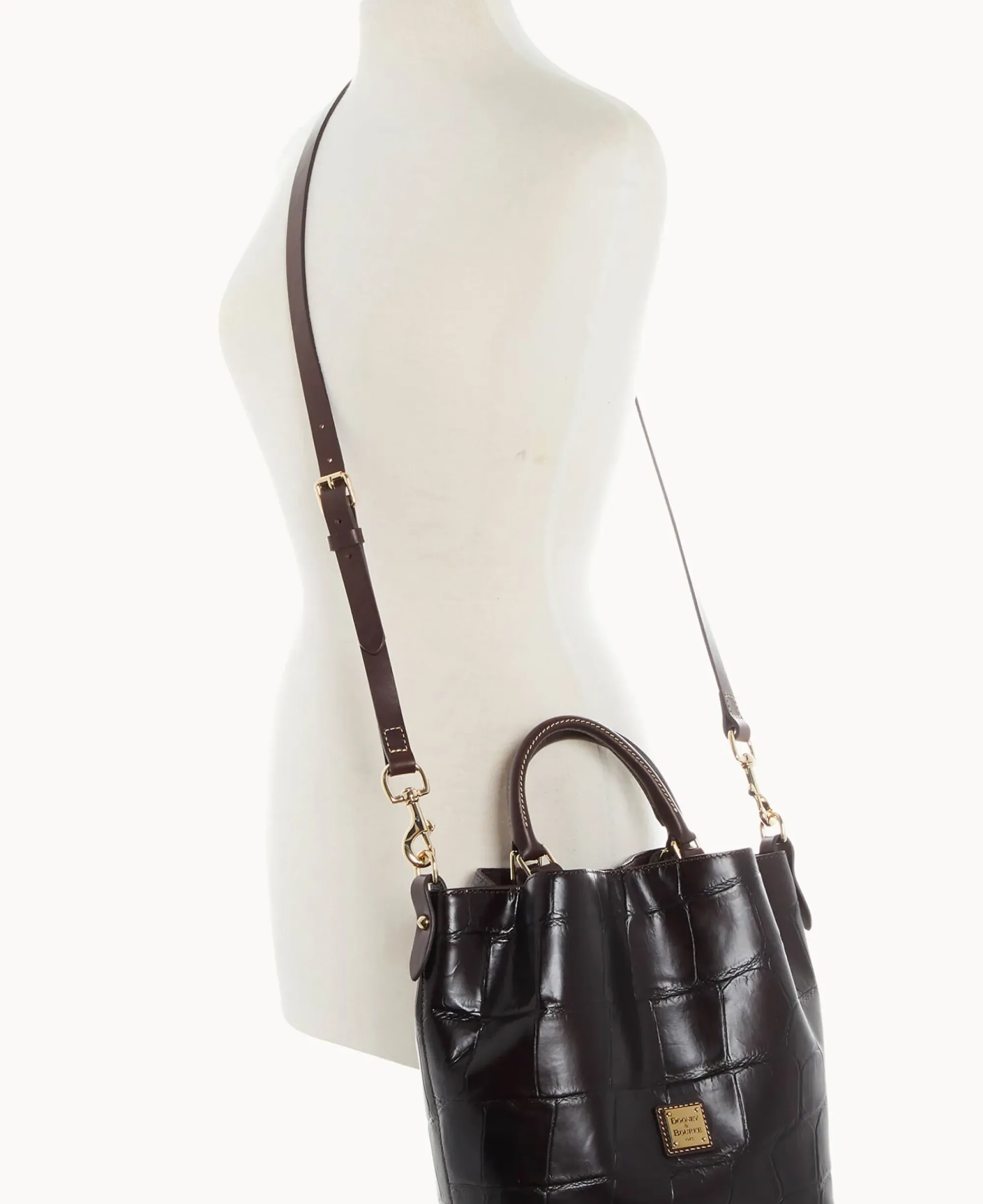 Dooney & Bourke Picnic in the Park|Exotic Leather<Denison Small Barlow Espresso