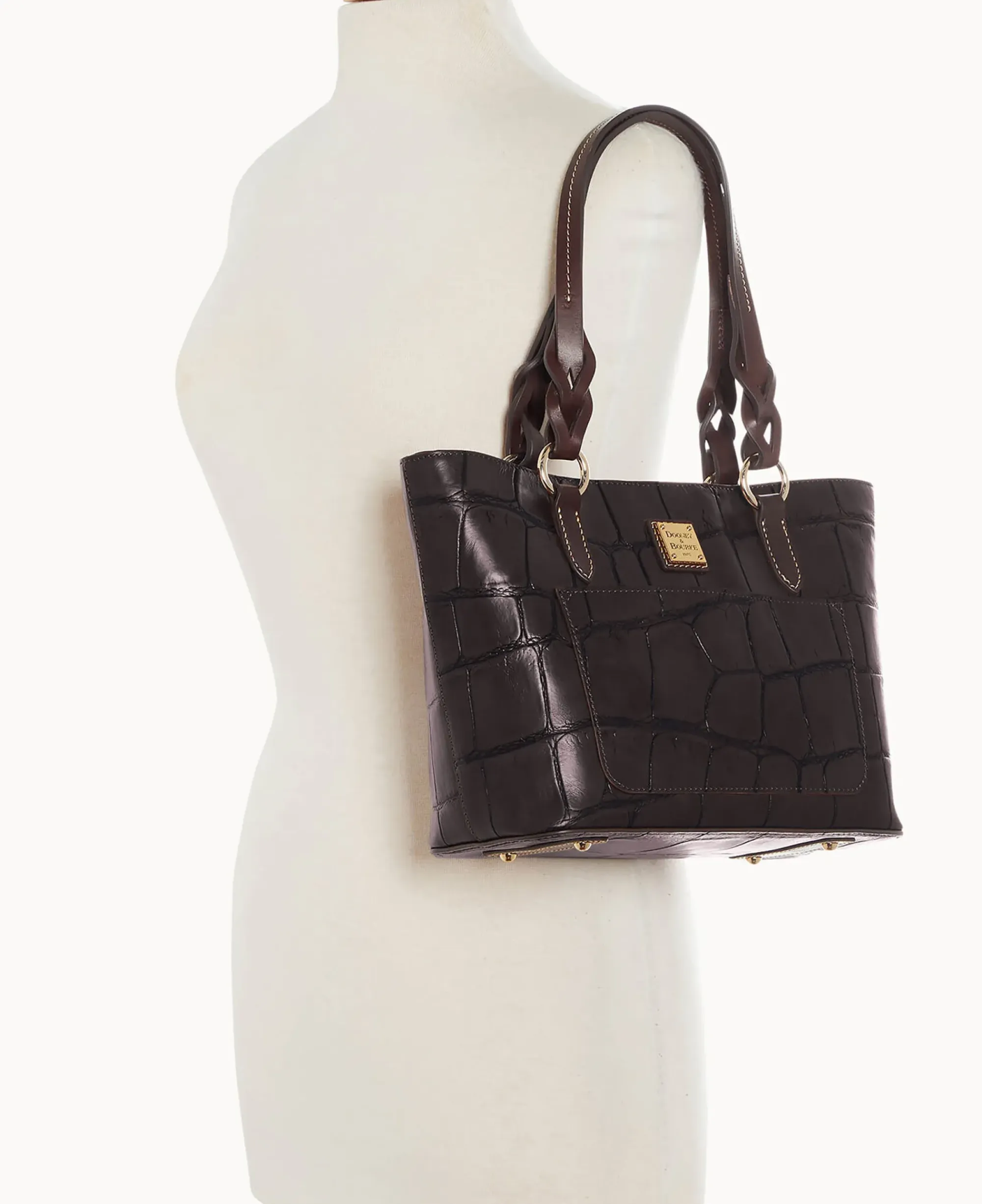 Dooney & Bourke Picnic in the Park|Exotic Leather<Denison Small Gretchen Tote Espresso