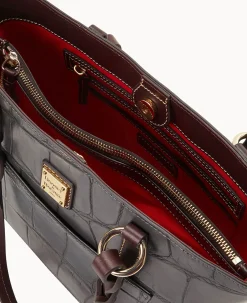 Dooney & Bourke Picnic in the Park|Exotic Leather<Denison Small Gretchen Tote Smoke Grey
