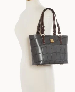 Dooney & Bourke Picnic in the Park|Exotic Leather<Denison Small Gretchen Tote Smoke Grey
