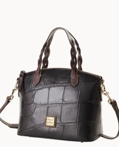 Dooney & Bourke Picnic in the Park|Exotic Leather<Denison Small Heidi Satchel Espresso