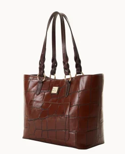 Dooney & Bourke Picnic in the Park|Exotic Leather<Denison Tammy Tote Cognac