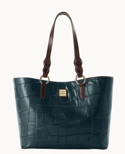 Dooney & Bourke Picnic in the Park|Exotic Leather<Denison Tammy Tote Deep Teal