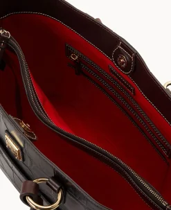 Dooney & Bourke Picnic in the Park|Exotic Leather<Denison Tammy Tote Espresso