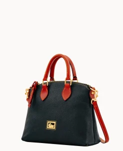 Dooney & Bourke Pebbled Leather|Mini Bags<Dillen Crossbody Satchel Black