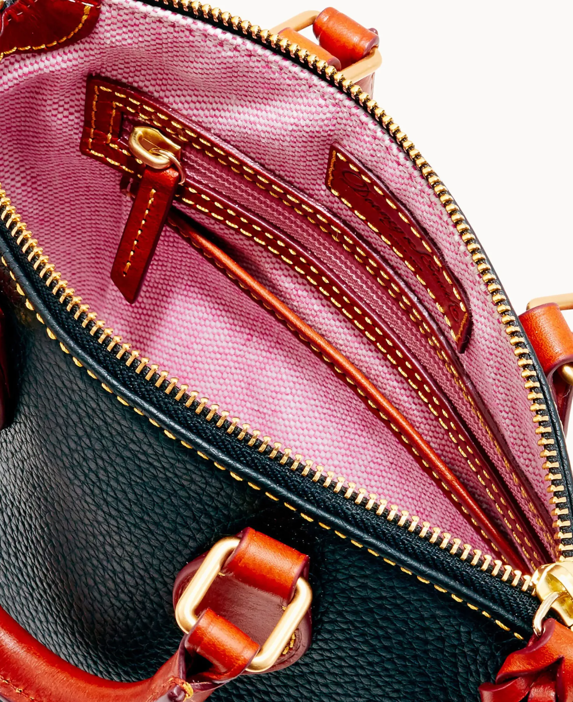 Dooney & Bourke Pebbled Leather|Mini Bags<Dillen Crossbody Satchel Black