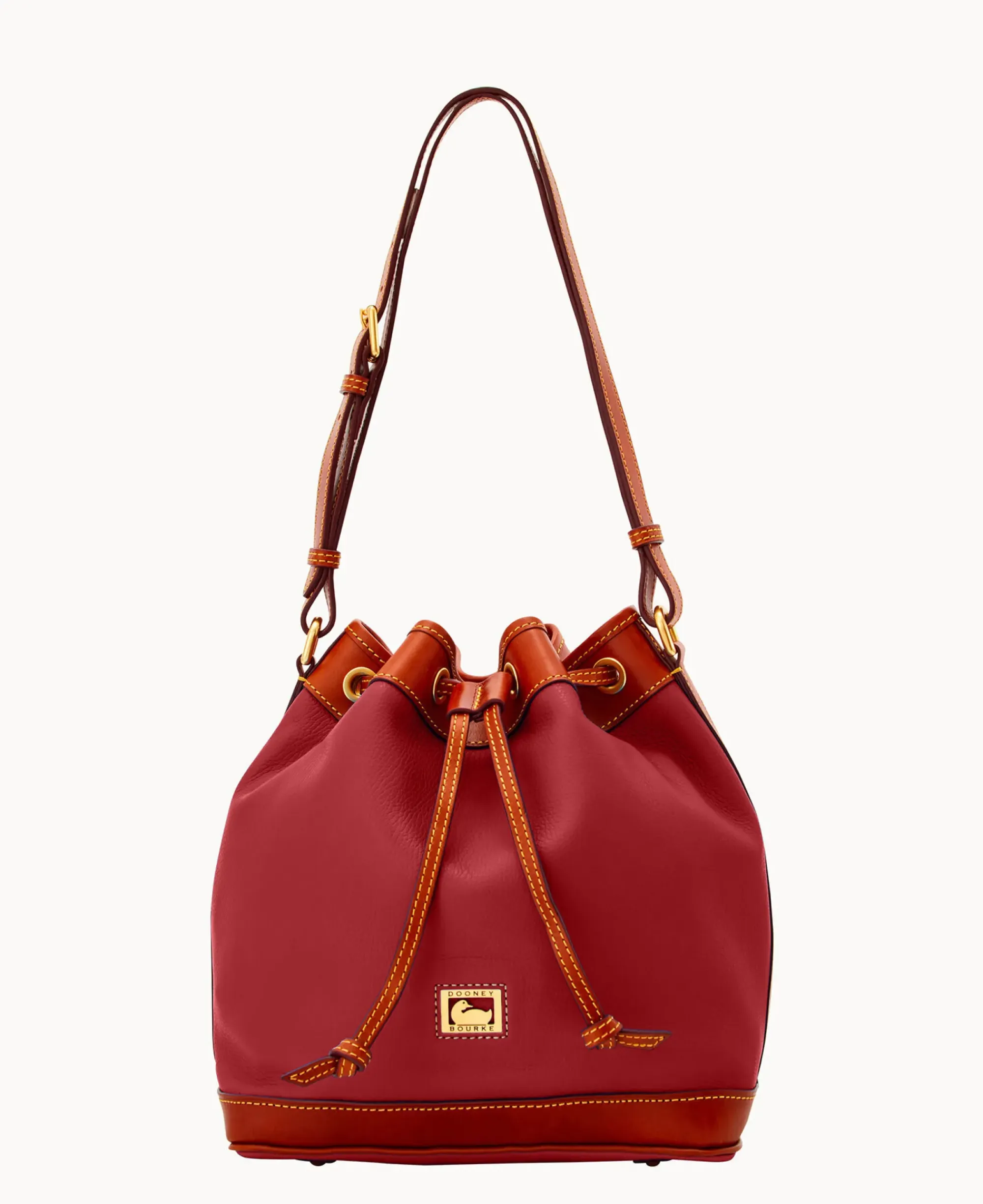 Dooney & Bourke Pebbled Leather|Shoulder Bags<Dillen Drawstring Red