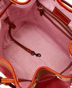 Dooney & Bourke Pebbled Leather|Shoulder Bags<Dillen Drawstring Red