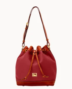 Dooney & Bourke Pebbled Leather|Shoulder Bags<Dillen Drawstring Red