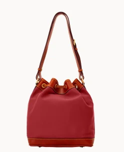 Dooney & Bourke Pebbled Leather|Shoulder Bags<Dillen Drawstring Red