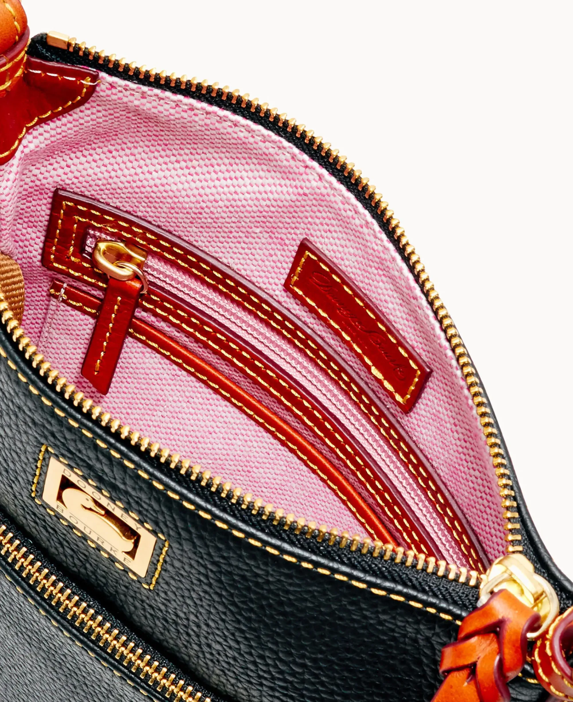 Dooney & Bourke Pebbled Leather|Mini Bags<Dillen Letter Carrier Black
