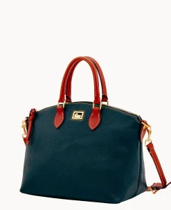 Dooney & Bourke Pebbled Leather|Shoulder Bags<Dillen Satchel Black