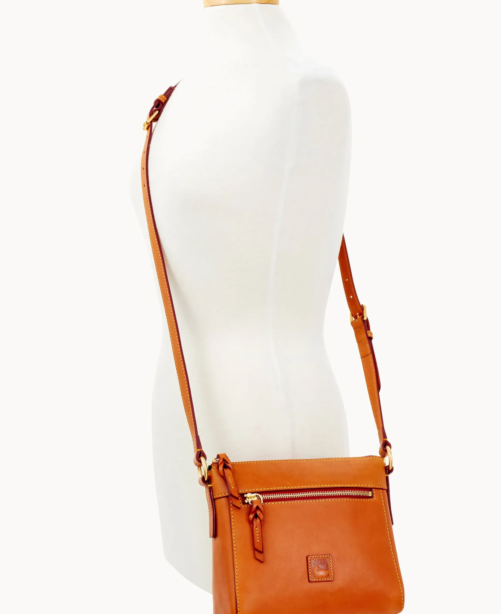 Dooney & Bourke The Florentine Collection|Smooth Leather<Florentine Allison Crossbody Natural