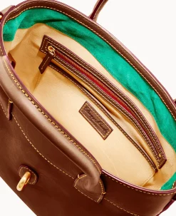 Dooney & Bourke The Florentine Collection|Ready For the Getaway<Florentine Amelie Tote Chestnut