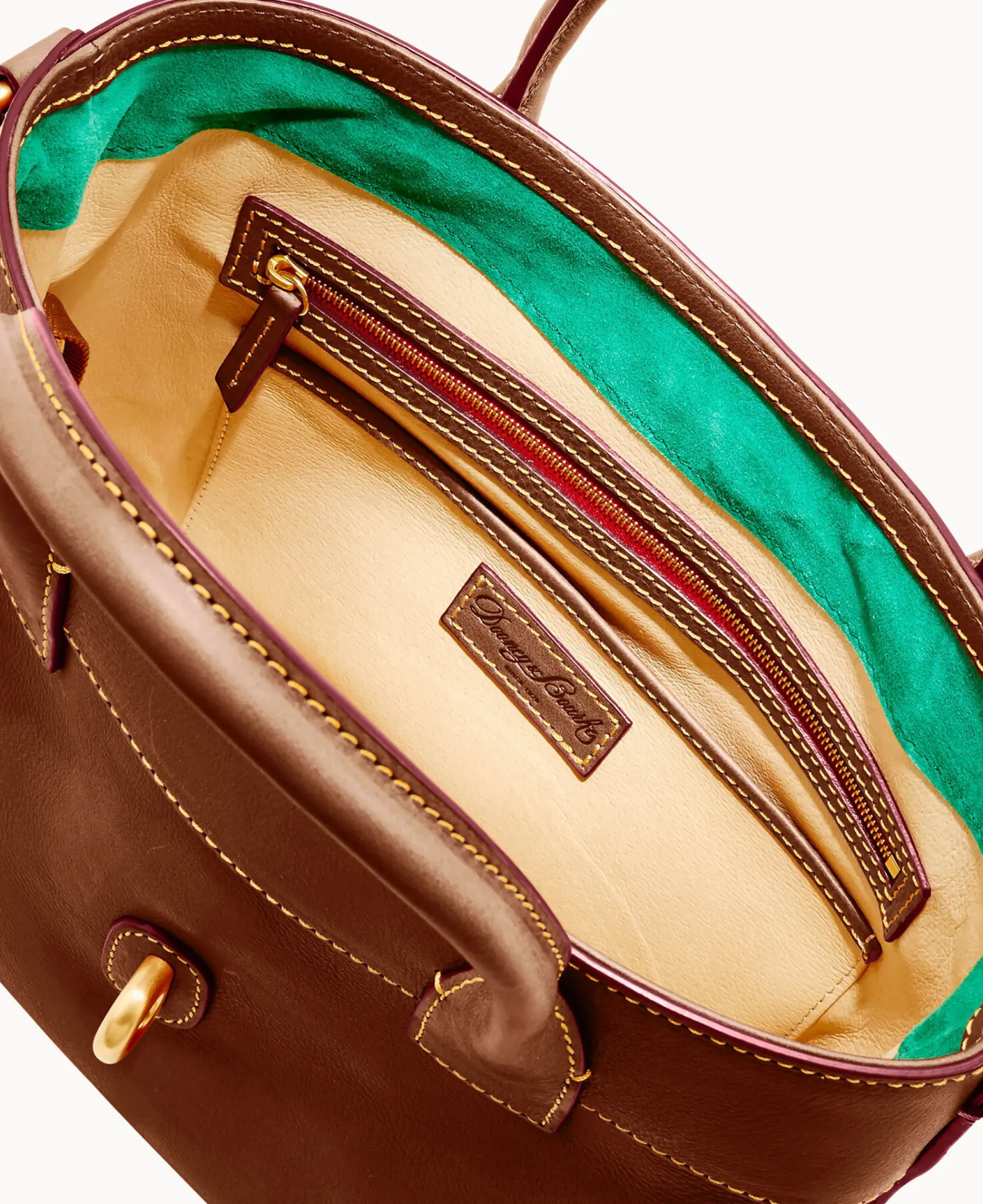 Dooney & Bourke The Florentine Collection|Ready For the Getaway<Florentine Amelie Tote Chestnut