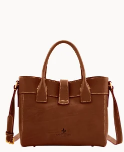 Dooney & Bourke The Florentine Collection|Ready For the Getaway<Florentine Amelie Tote Chestnut